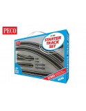 PECO ST-100 Set iniziale di binario raggio 2 Scala H0
