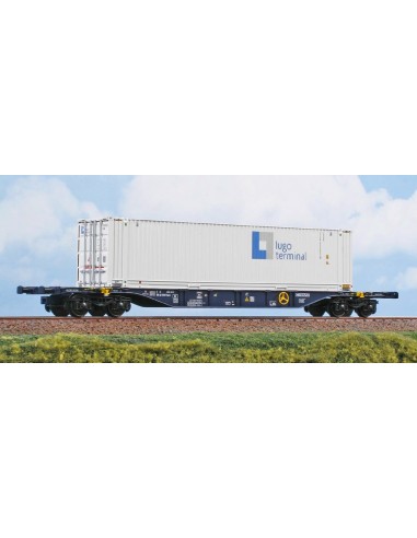 ACME 40419 Carro intermodale Sgnss CEMAT, con cassa mobile “Lugo Terminal”.