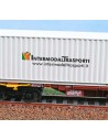 ACME 40419 Carro intermodale Sgnss CEMAT, con cassa mobile “Lugo Terminal”.