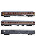 RIVAROSSI HR4362 FS, set di 3 carrozze "Alpen-Express" ep IVb