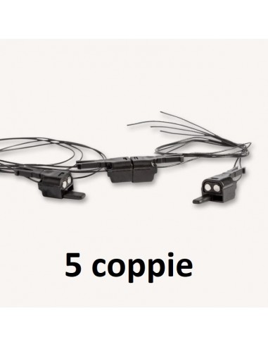 ALMROSE  8-104101/P5 - Coppia ganci magnetici condotta 2 poli NEM 362