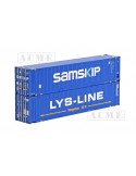 ACME 95044 Set 2 container da 45 piedi “Samskip” e “LYS-LINE”.