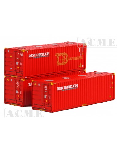 ACME 95050 Set 3 container bulk da 30 piedi “Den Hartogh”