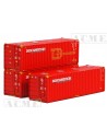 ACME 95050 Set 3 container bulk da 30 piedi “Den Hartogh”