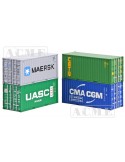 ACME 95066 Set 4 container da 20 piedi “CATU, “MAERSK”, “CMA CGM” e “UASC”