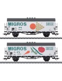 MAERKLIN 46173 SET 2 CARRI FRIGO MIGROS