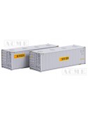 ACME 95057 Set 2 container bulk da 30 piedi “Bertschi”