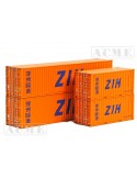 ACME 95051 Set composto da due bulk container 30 ft “InterBulk Food”.