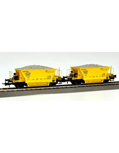 Oskar 4355 RFI set di 2 carri Fcc livrea gialla e nera RFI  ep, VI.