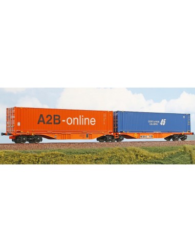 ACME 40498 Carro intermodale Tipo Sggmrss 90’ GTS Rail