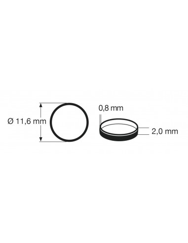 ROCO 40070 -  ANELLI D'ADERENZA SCALA H0, Ø 12,9 - 14,6 mm