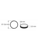 ROCO 40070 -  ANELLI D'ADERENZA SCALA H0, Ø 12,9 - 14,6 mm
