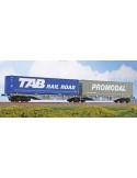 ACME 40498 Carro intermodale Tipo Sggmrss 90’ GTS Rail