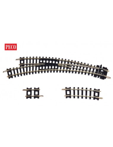 Peco ST-5  Scambio destro Setrack insulfrog