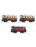 ROCO 6200063 Set 3 carrozze Sonnblick-Bahn