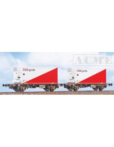ACME 45098 Set 2 carri DSB con casse ''DSB Gods'', ep.V