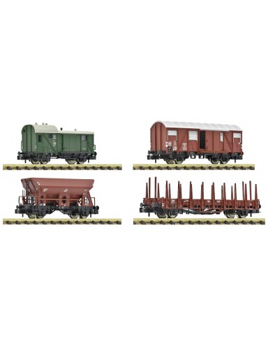 FLEISCHMANN 6660119 Set da 4 pezzi: Treno merci, DB