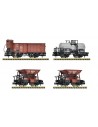 FLEISCHMANN 6660120 Set 4 pezzi: Treno merci, DRG