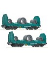 ROCO 6600181 SET 2 CARRI TRASPORTO COILS, TRENITALIA