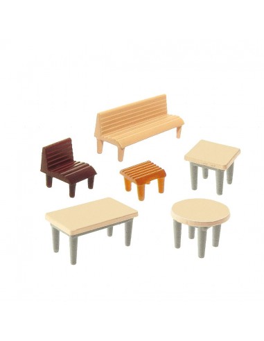 FALLER 272440 tavoli, sedie, panche
