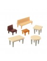 FALLER 272440 tavoli, sedie, panche