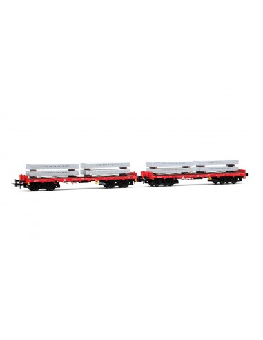 RIVAROSSI HR6702 Set 2 pianali Rmms, con alluminio di alluminio di