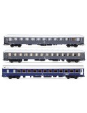 RIVAROSSI HR4411 FS, set di 3 carozze Exp 234/235 "Remus" Roma–Vienna