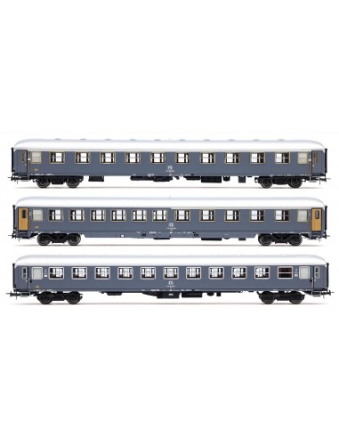 RIVAROSSI HR4412 FS, set di 3 carozze Exp 234/235 "Remus" Roma–Vienna