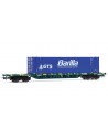 RIVAROSSI HR6706 Carro porta-container Sgnss MERCITALIA, container “GTS BARILLA”