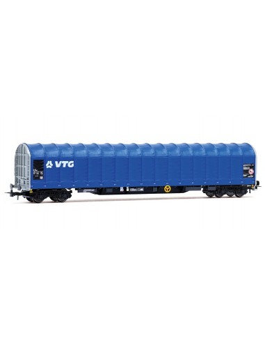 RIVAROSSI HR6717 D-AAEC, carro Rils a 4 assi, livrea blu “VTG”