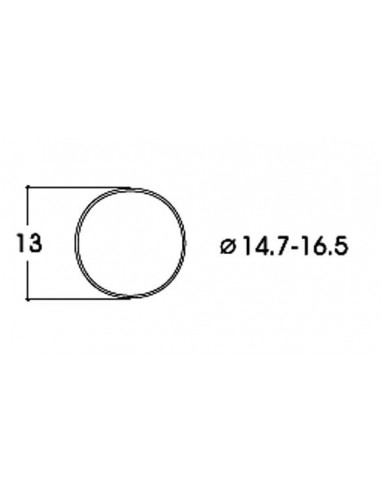 ROCO - 40071 ANELLI D'ADERENZA SCALA H0, Ø 14,7 - 16,5 mm