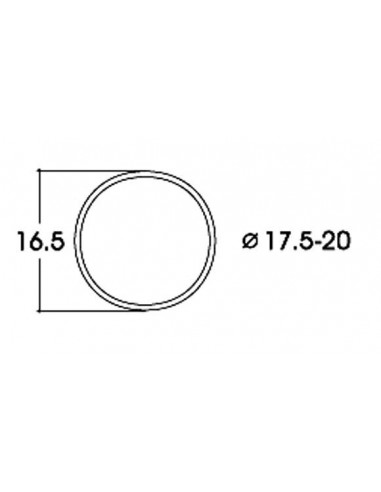 ROCO - 40077 ANELLI D'ADERENZA SCALA H0, Ø 17,5 - 20,0 mm
