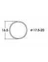 ROCO - 40077 ANELLI D'ADERENZA SCALA H0, Ø 17,5 - 20,0 mm