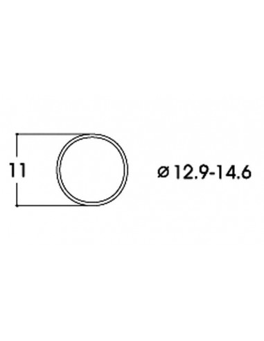 ROCO 40070 - ANELLI D'ADERENZA SCALA H0, Ø 12,9 - 14,6 mm