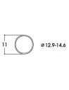 ROCO 40070 - ANELLI D'ADERENZA SCALA H0, Ø 12,9 - 14,6 mm
