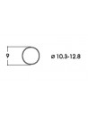 ROCO 40069 ANELLI D'ADERENZA SCALA H0, Ø 10,3 - 12,8 mm