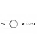 ROCO - 40074 ANELLI D'ADERENZA SCALA H0, Ø 10,3 - 12,4 mm