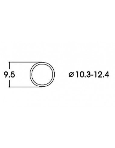 ROCO - 40074 ANELLI D'ADERENZA SCALA H0, Ø 10,3 - 12,4 mm