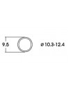 ROCO - 40074 ANELLI D'ADERENZA SCALA H0, Ø 10,3 - 12,4 mm