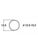 ROCO - 40075 ANELLI D'ADERENZA SCALA H0, Ø 12,5 - 15,3 mm