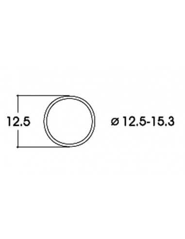 ROCO - 40075 ANELLI D'ADERENZA SCALA H0, Ø 12,5 - 15,3 mm