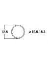ROCO - 40075 ANELLI D'ADERENZA SCALA H0, Ø 12,5 - 15,3 mm