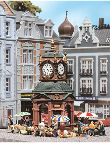 FALLER 180583 - Scatola di montaggio CHIOSCO CON OROLOGIO