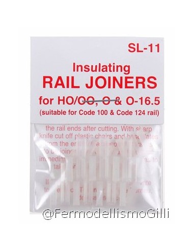 PECO SL-11 Giunzioni isolate per binari codice 100