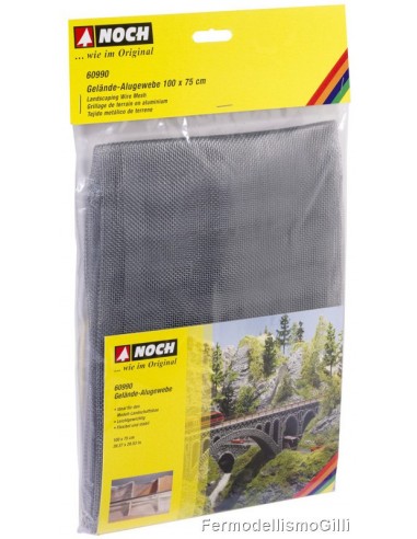 NOCH 60990 - Rete fine modellabile alluminio