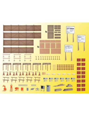 KIBRI - 38538 SET ACCESSORI PER CANTIERE EDILE