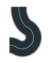 NOCH 60701 - Strada asfaltata curva 2 Pz.