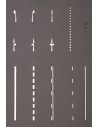 NOCH 34240 - 5 Stencil per segnaletica stradale 