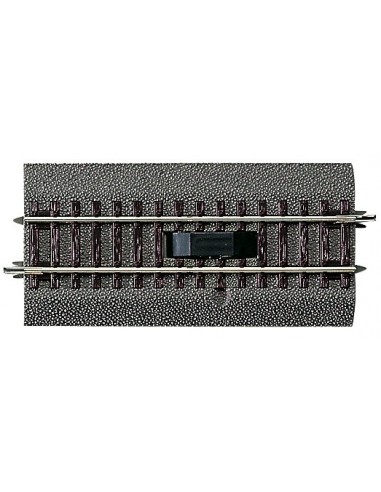 ROCO 42519 Binario diritto G½, 115mm con massicciata e sganciatore elettrico