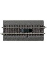 ROCO 42519 Binario diritto G½, 115mm con massicciata e sganciatore elettrico